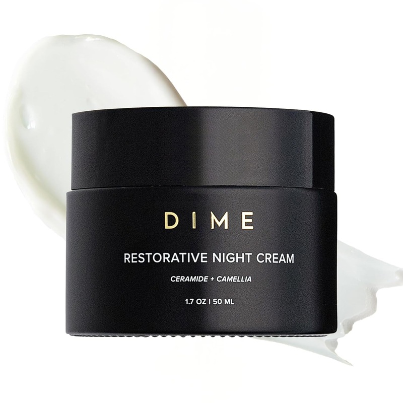 DIME Restorative Night Cream  50ml | Hydrating, Peptide-Powered Overnight Moisturiser for Youthful Skin Pump