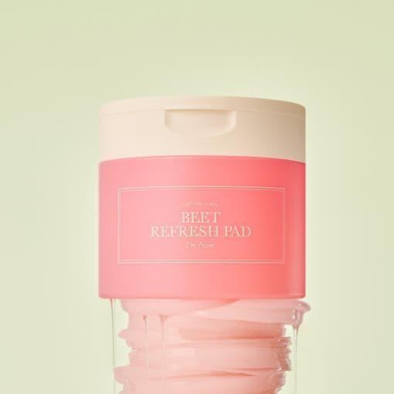 I’m From Beet Refresh Pad  260ml (60 Pads) | Deep Hydration & Skin Vitality with 20% Red Beet Extract