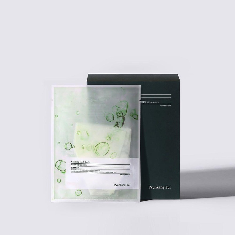 Pyunkang Yul Calming Mask Pack  25ml x 10 Sheets | Soothing Sheet Masks for Sensitive, Acne-Prone Skin