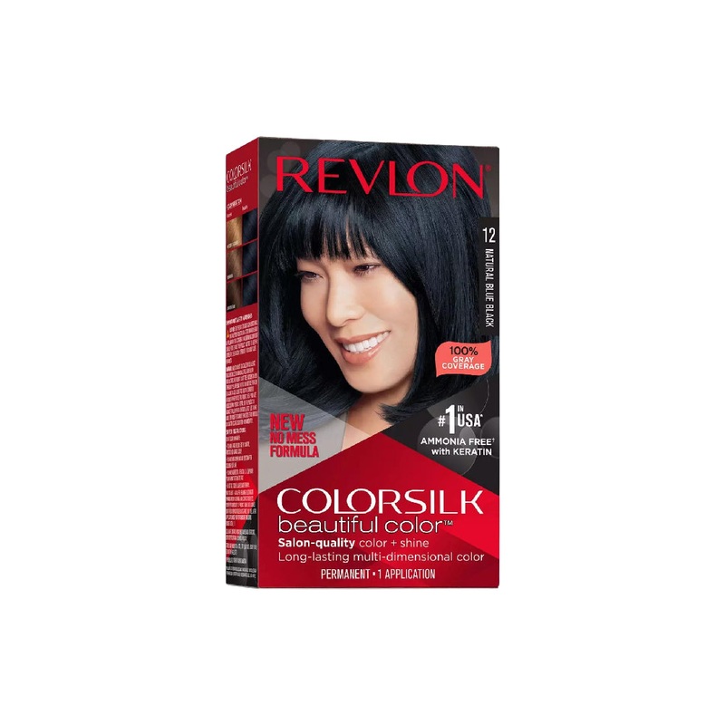 Revlon Colorsilk Hair Color 12 Natural Blue Black