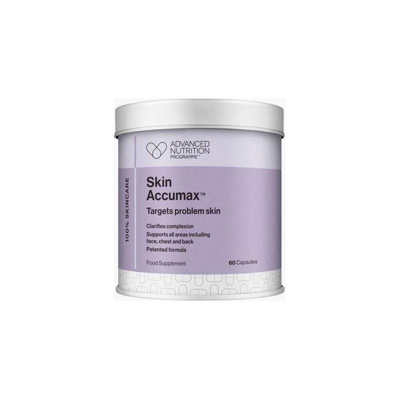 Skin Accumax  Advanced Nutrition Programme (60 Capsules) | Vegan-Friendly Supplement for Clear, Radiant Skin