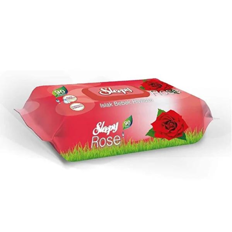 Sleepy Baby Wet Wipes – Hypoallergenic, Pure Water, 90 Count – Gentle Cleaning for Sensitive Skin