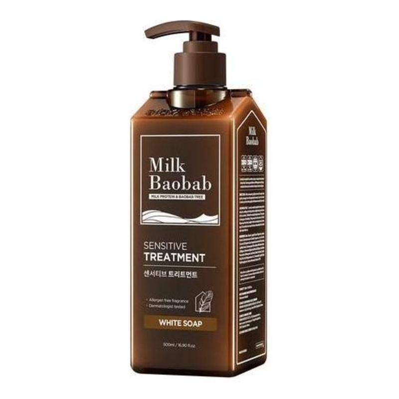 BIOKLASSE MILK BAOBAB Hair Sensitive Treatment 500ml  White Soap | Gentle Care for Delicate Hair