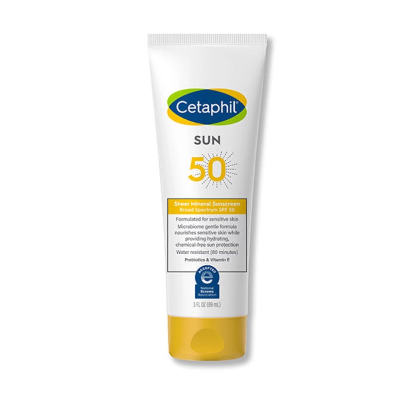 Cetaphil Sheer Mineral Sunscreen Broad Spectrum SPF 50 89ml