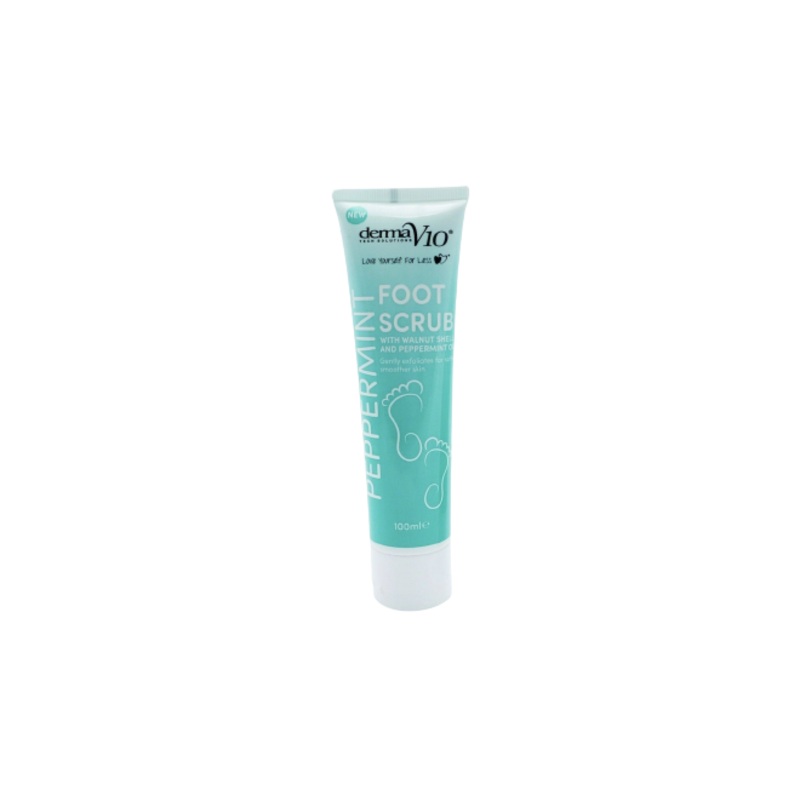 Dermav10 Peppermint Foot Scrub 100ML