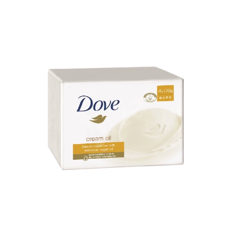 Dove Cream Oil Soap 4 X 100G