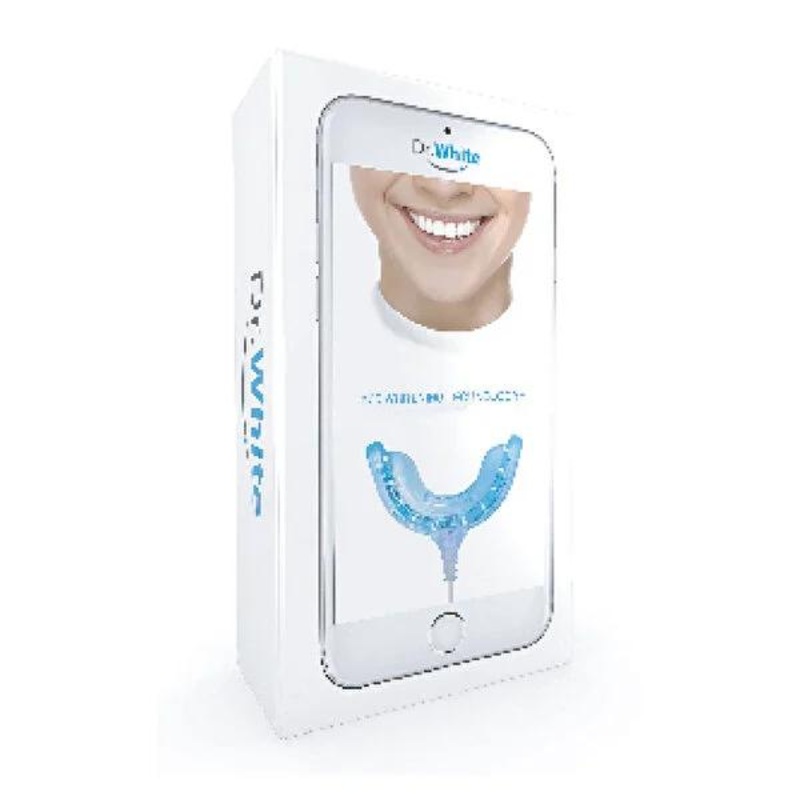Dr. White: Advanced 3D LED Teeth Whitening Device Kit | Smartphone & USB Powered | Whiter Smile, Easy & Portable Solution
