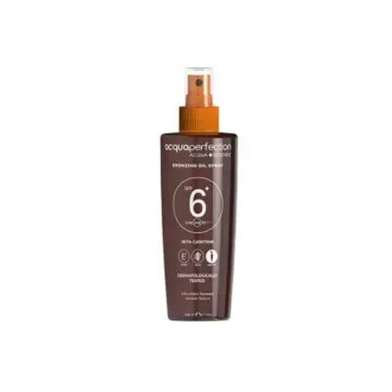 Acqua Perfection Tanning Oil SPF6 – Moisturizing Carrot Oil for Deep Tan – 6.76 fl oz