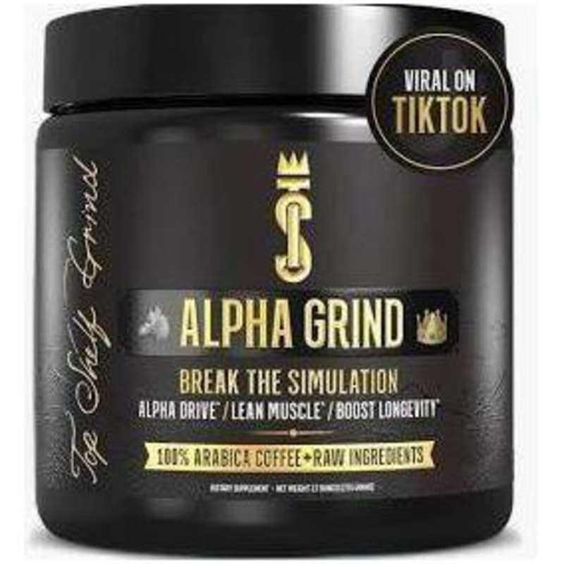 Alpha Grind Instant Maca Coffee for Men  Boost Energy, Focus & Stamina Naturally (30 Servings)