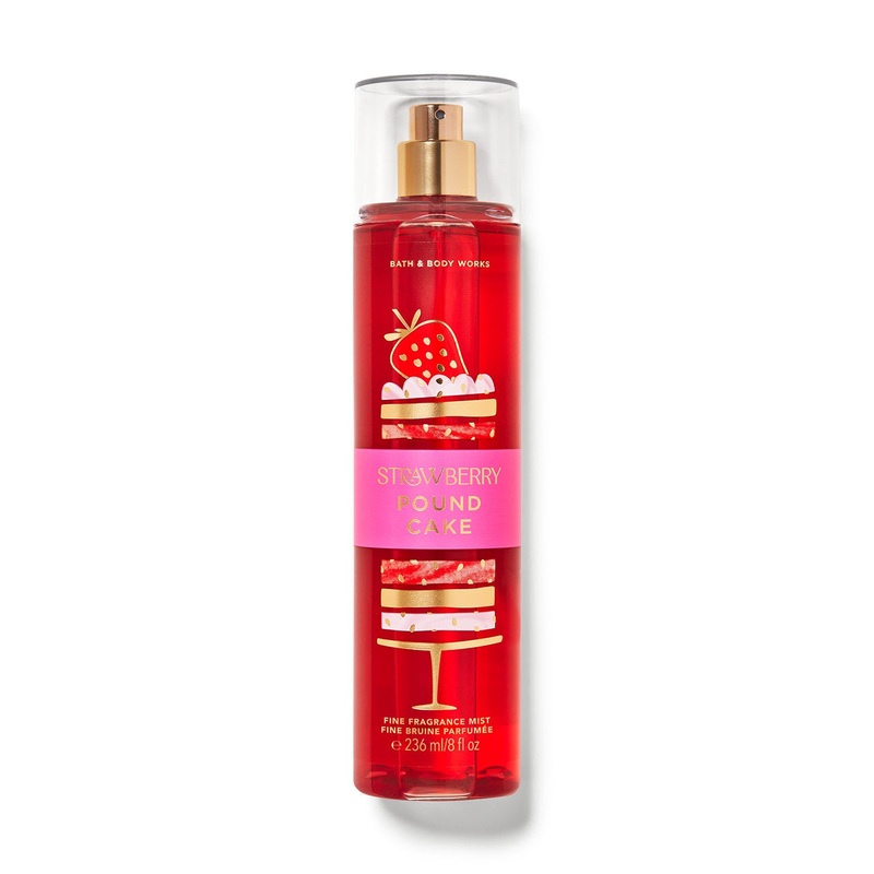 Bath And Body Works Fine Fragrance Mist 236ml – Strawberry Pound Cake