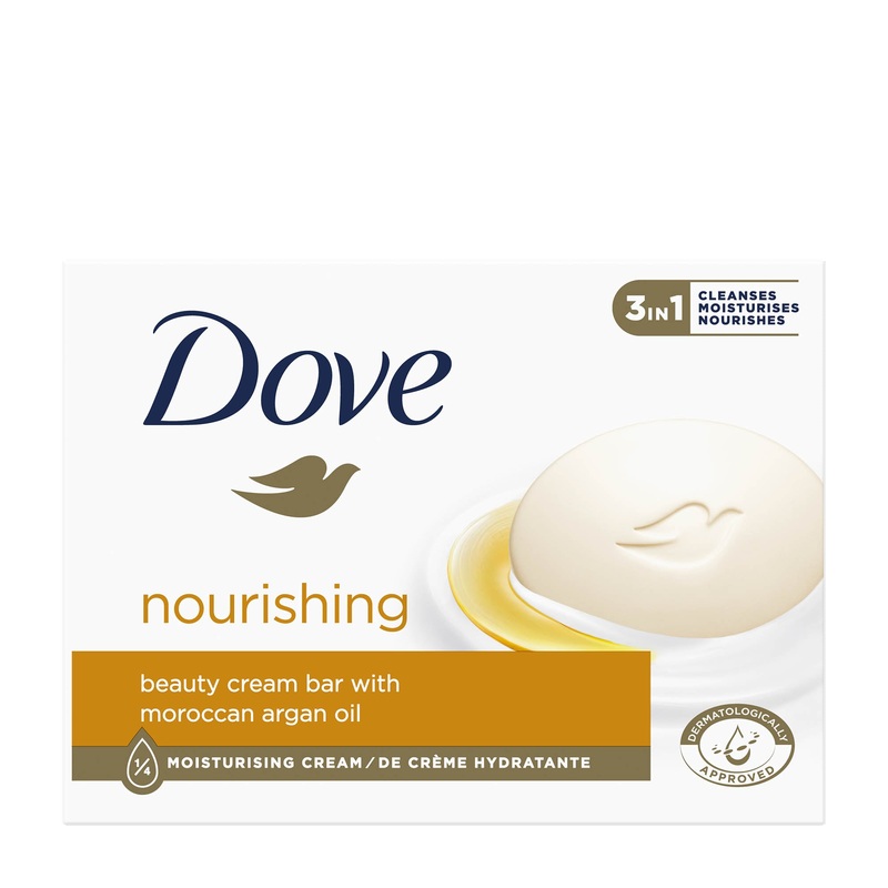 Dove Nourishing moroccan argan oil soap bar 1x 90 g