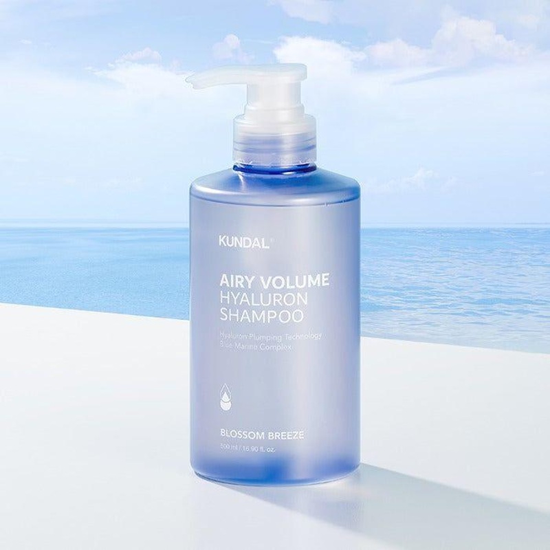 KUNDAL Airy Volume Hyaluron Shampoo  500ml | Volumising & Moisture-Balancing Shampoo  Blossom Breeze Scent