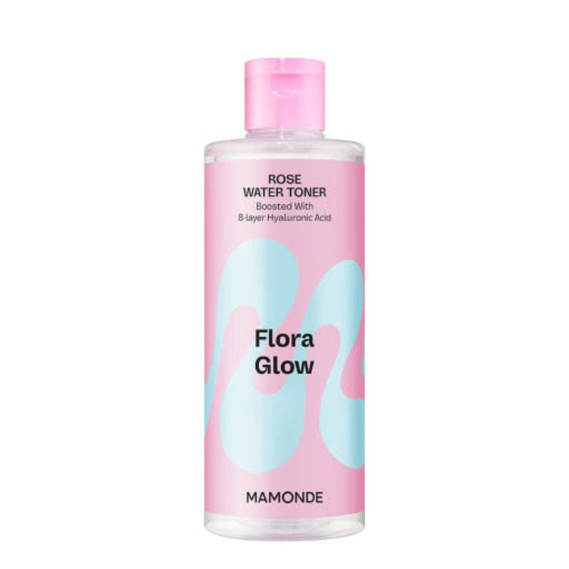Mamonde Flora Glow Rose Water Toner  Hydrates, Brightens & Refines Texture  300ml