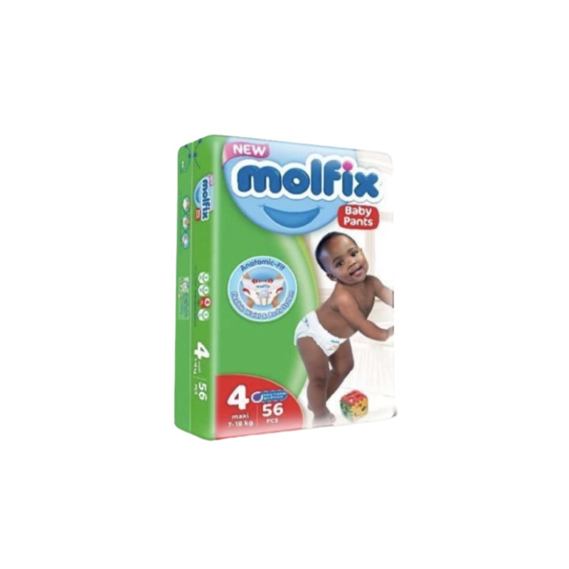 Molfix Baby Pants 4 Maxi 7-18Kg 56 Pcs