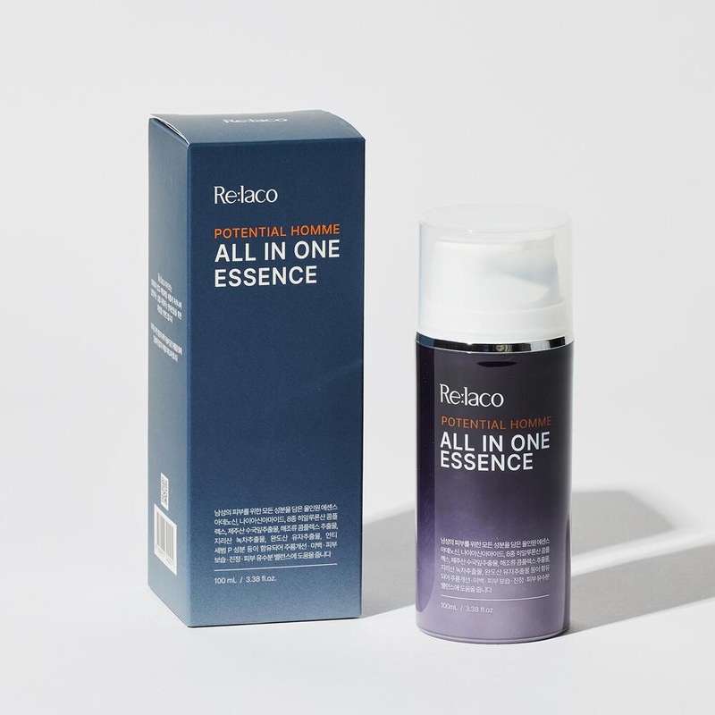Relaco Potential Homme All-In-One Essence  100ml | Whitening, Wrinkle Care & Deep Hydration