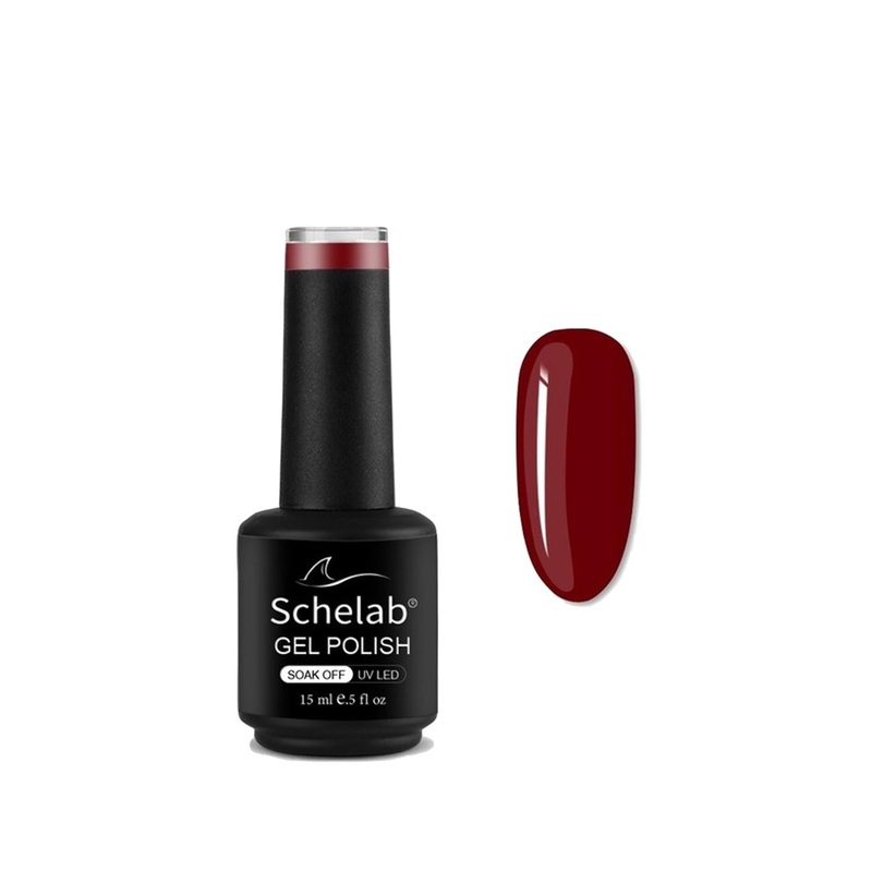Schelab Long-Lasting 3-Step Nail Polish – Permanent Gel Nail Color, 15ml