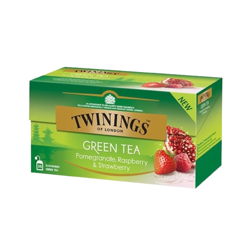 Twinings Green Tea Pomegranate, Raspberry & Stawberry