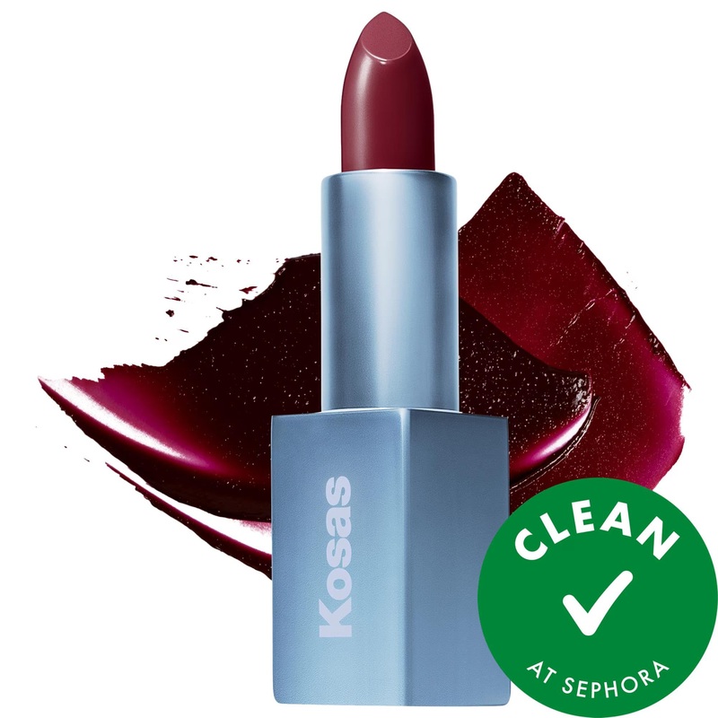 Weightless Lip Color: Nourishing Satin Lipstick with Mango, Cocoa & Rosehip Oils – Hydrating, Clean & Cruelty-Free Formula