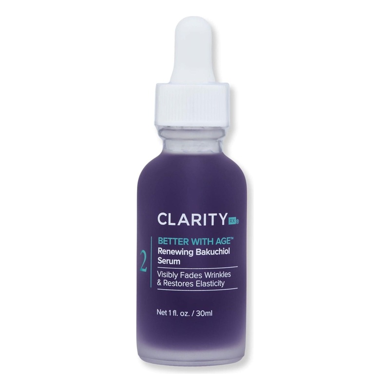ClarityRx Better With Age Renewing Bakuchiol Serum  30ml | Gentle Retinol Alternative for Smoothing, Firming & Radiance