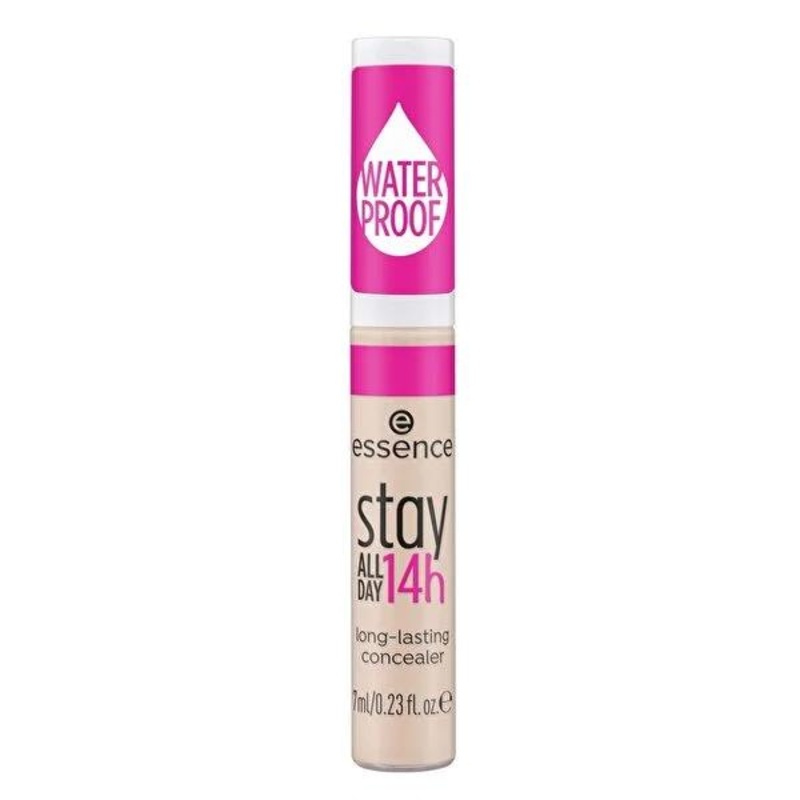 Essence Stay All Day 14h Long Lasting Concealer – Light Honey, Full Coverage, Waterproof, Matte Finish, Transfer-Proof Concealer for Dark Circles