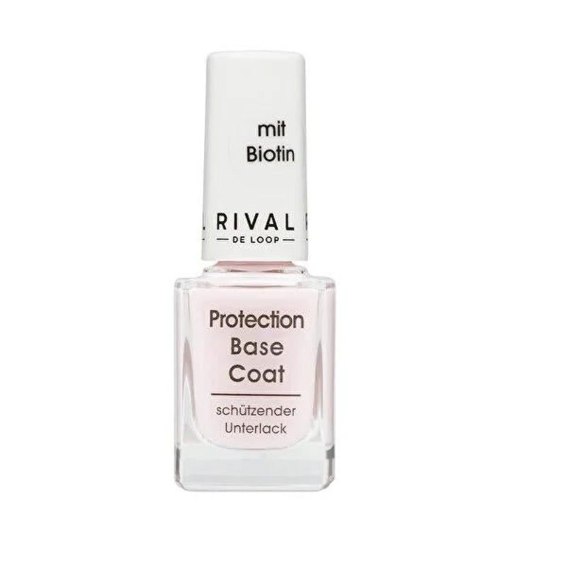 Rival de Loop Nail Care Base Coat with Biotin – Protective Nail Care Product for Healthy Nail Growth, 0.37 fl oz