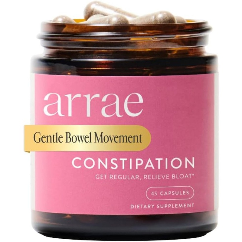 Arrae Constipation Relief Capsules  45 Capsules | Fast, Gentle, Non-Habit Forming Digestive Support