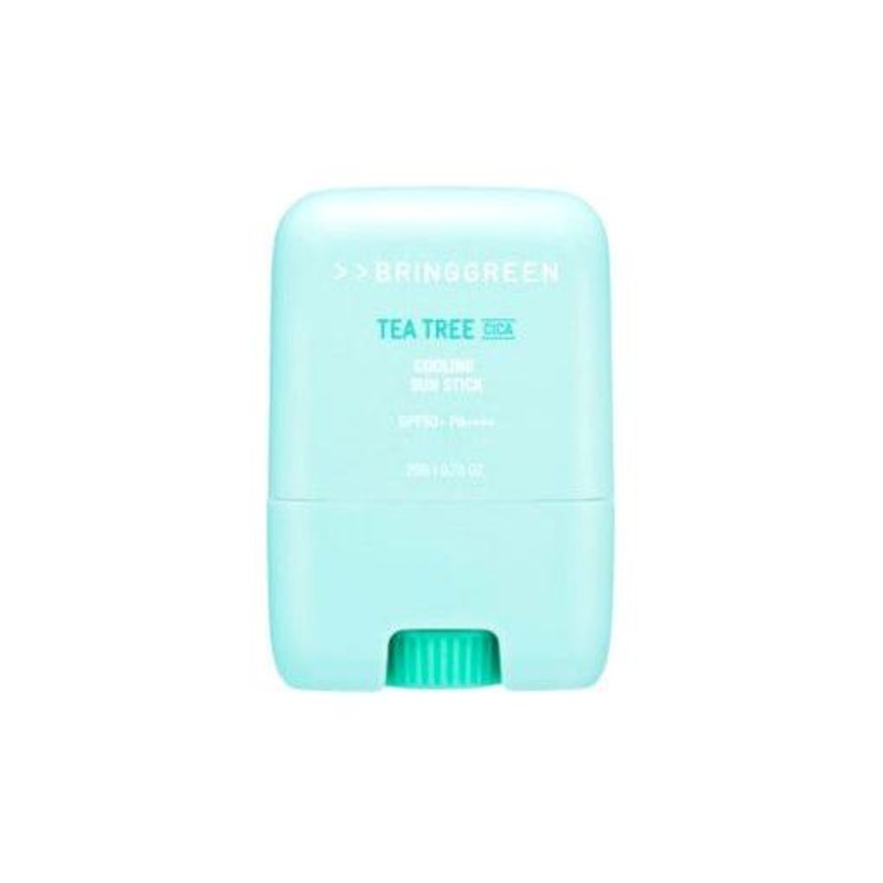 BRINGGREEN Tea Tree Cica Cooling Sun Stick SPF50+ PA++++  20g | Soothing, Refreshing Sun Protection