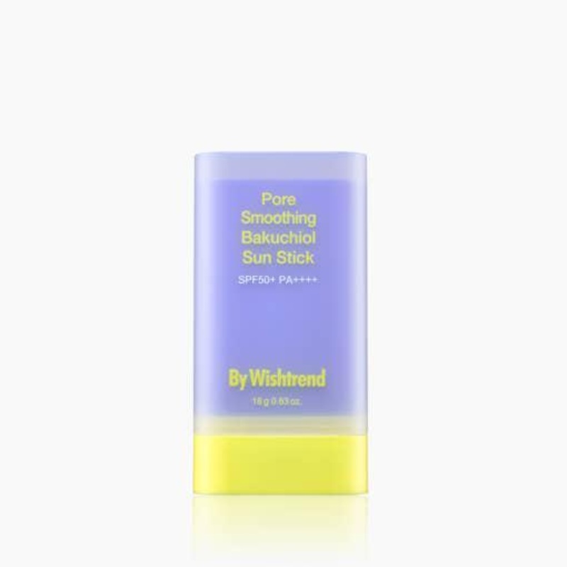 By Wishtrend Pore Smoothing Bakuchiol Sun Stick SPF50+ PA++++  18g | UV Protection & Flawless Skin Primer