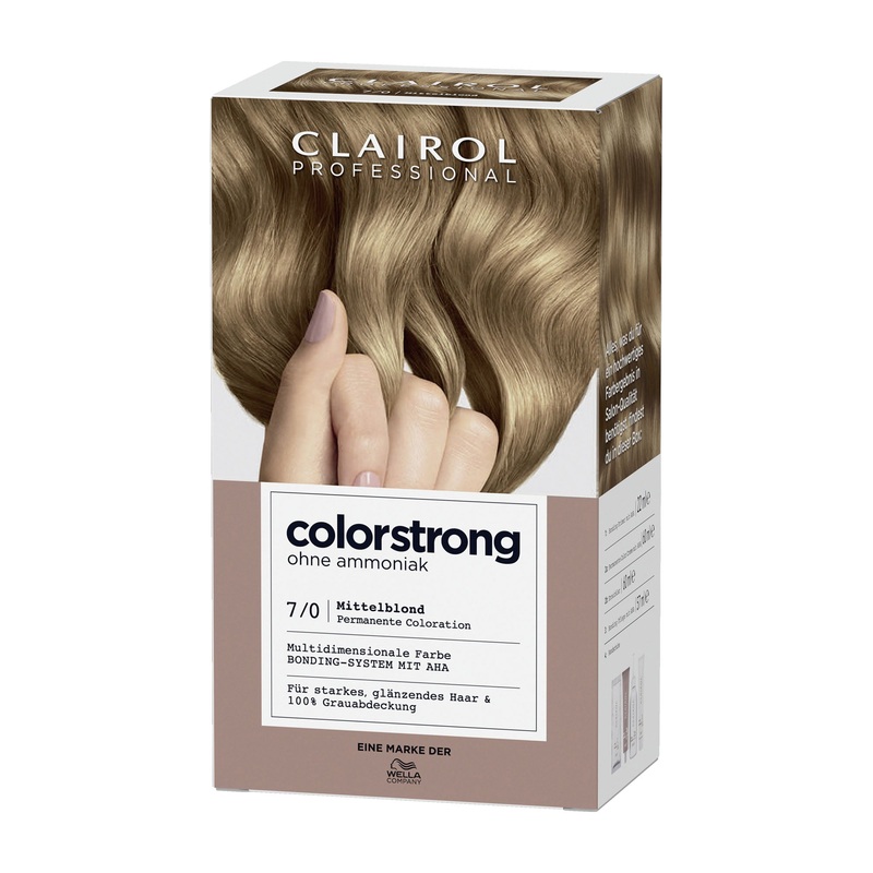 Clairol Professional Hair Color 7/0 Medium Blonde COLORSTRONG