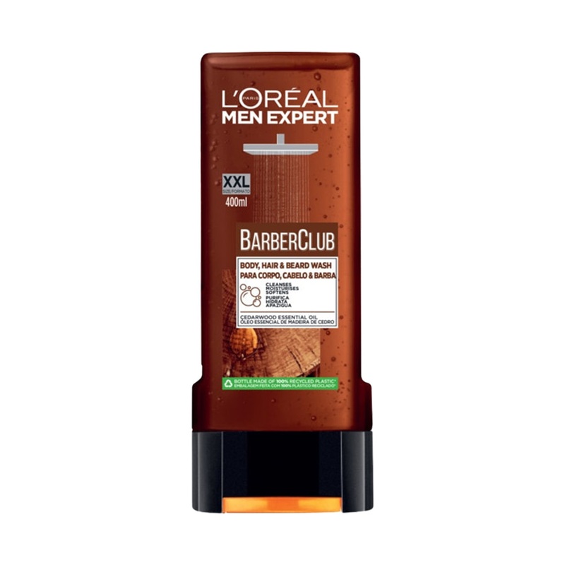 L’Oreal Men Expert Barber Club Body ,Hair & Beard Wash 400ml