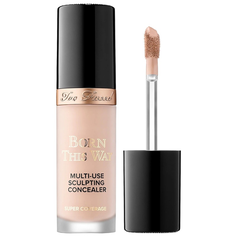 Too Faced Born This Way: Full Coverage, Hydrating Hyaluronic Acid Concealer – Vegan & Cruelty-Free, Natural Finish
