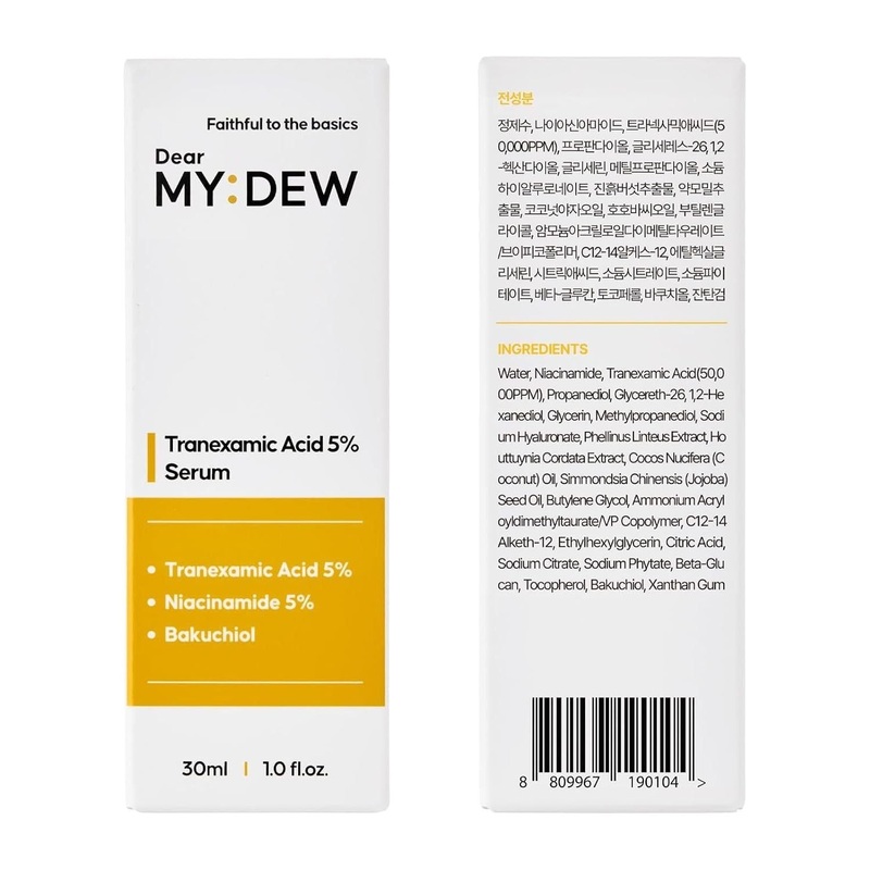 Dear My Dew Tranexamic Acid 5% Serum  30ml | Powerful Discoloration & Dark Spot Corrector