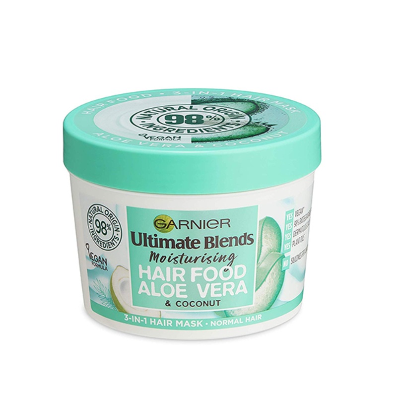 Garnier Ultimate Blends Hair Food Aloe Vera 3-In-1 Normal Hair Mask Treatment 390ml
