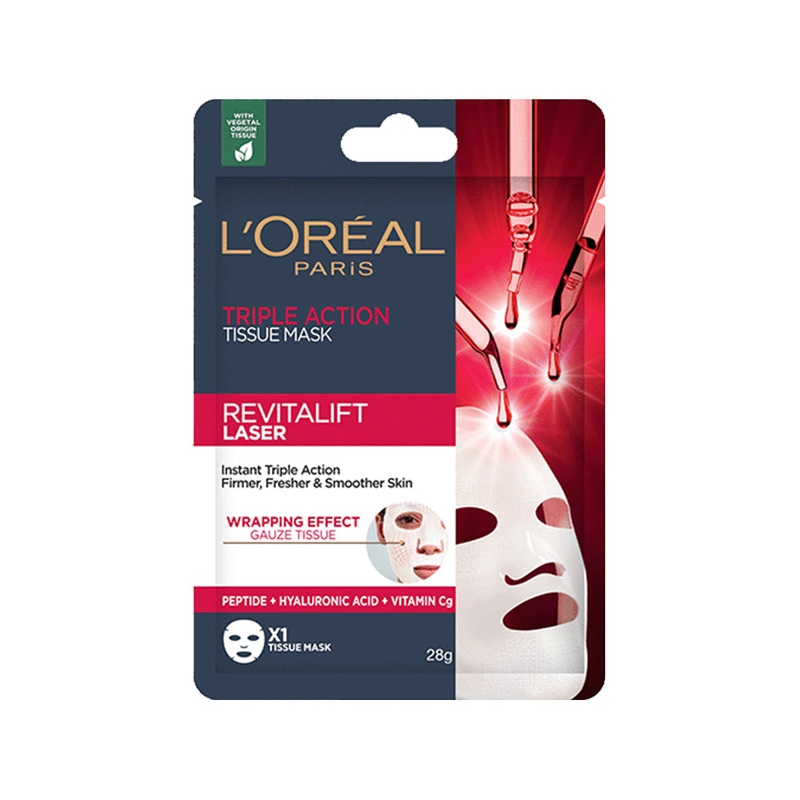 L’Oreal Paris Triple Action Revitalift Laser Tissue Mask 28g
