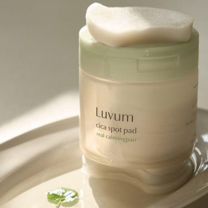 Luvum Calming Repair Cica Spot Pad  Soothing Targeted Treatment with Young Centella Asiatica  50ml (60pcs)