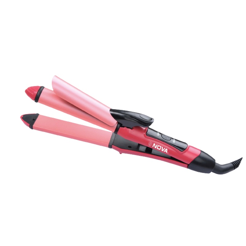Nova 2 In 1 Hair Beauty Set 2 Straight Curl