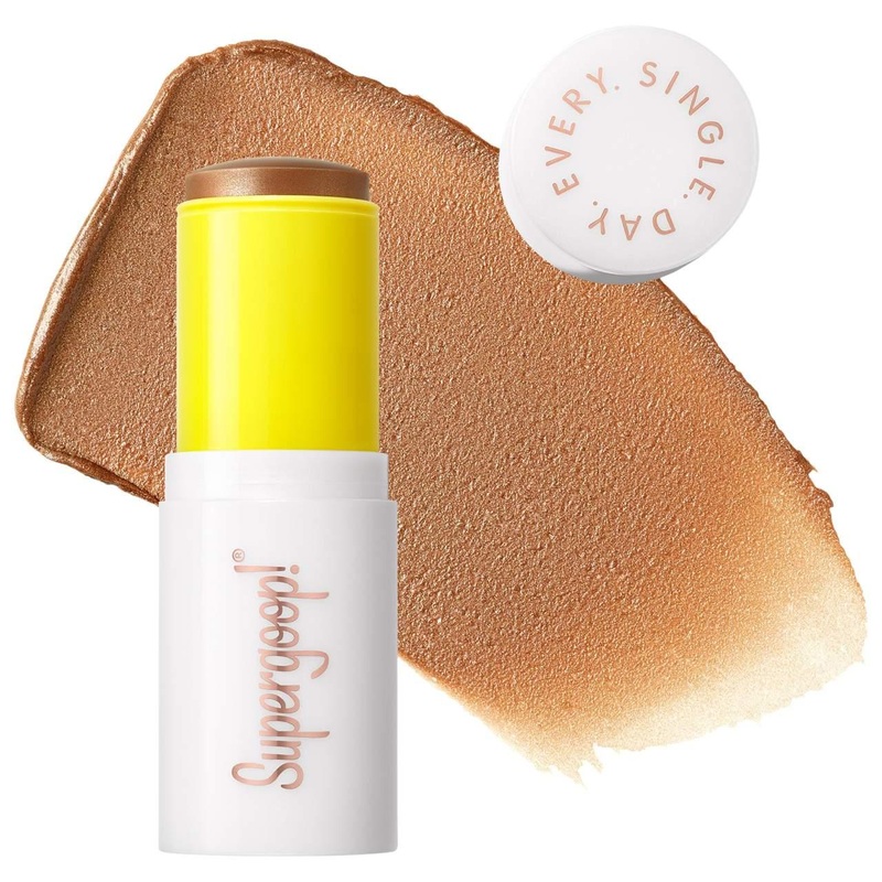 Supergoop. Glowscreen Sunlighter Tinted Sunscreen Stick SPF 45: Achieve Pearlescent Glow & Portable Sun Protection with Hyaluronic Acid