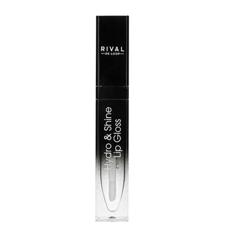 Rival de Loop Lip Gloss – Hydro & Shine No:01 Pure 7ml – Moisturizing, Non-Sticky, Natural Brown Tone