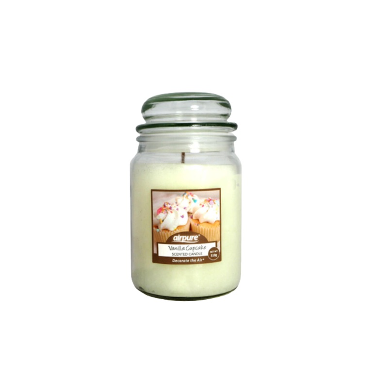 Air Pure Scented Candle Vanilla Cupcake 510G