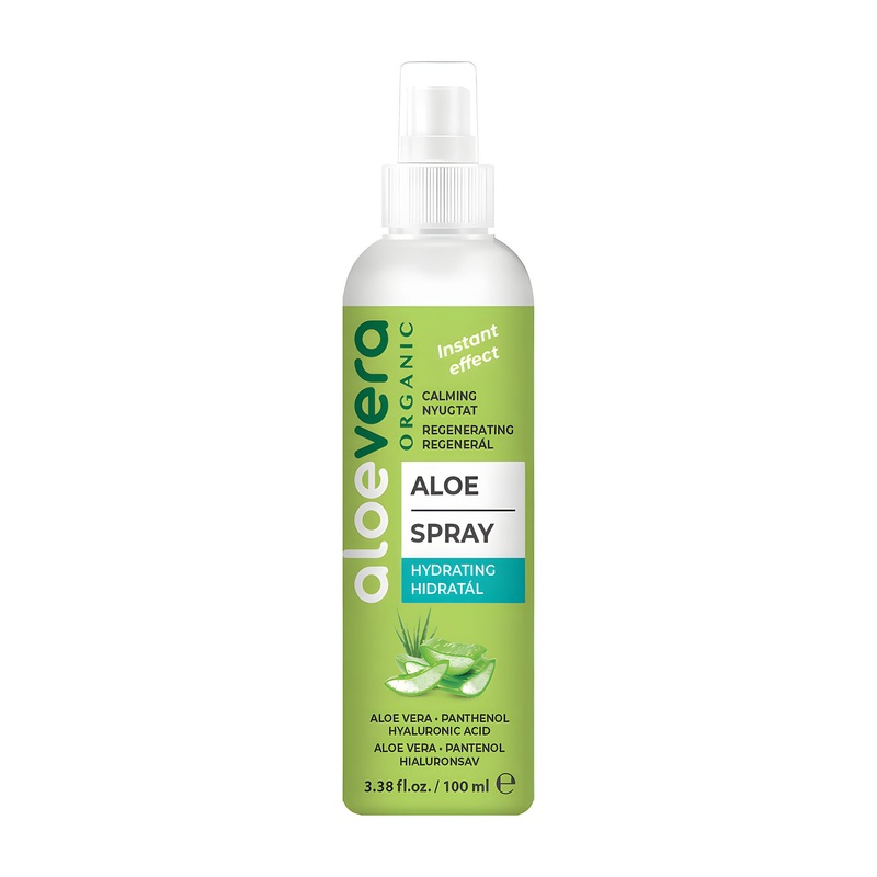 Aloe Vera Organic instant effect hydrating aloe spray, 100 mL