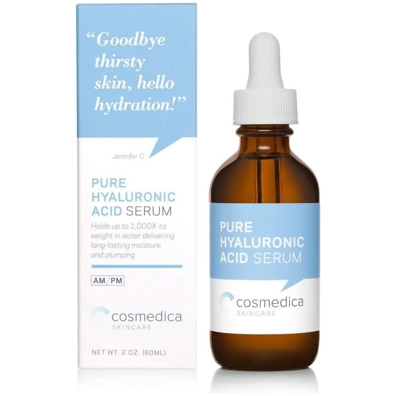 Cosmedica Skincare Pure Hyaluronic Acid Serum  60ml | Intense Hydration for Plumper, Smoother Skin 60 Ml (Pack Of 1)