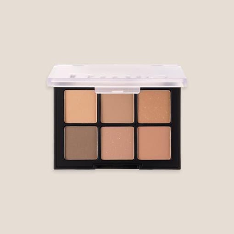 Dinto Blur-Finish Shadow  5.4g  #702 Jelda Fitzgerald  Soft Matte + Radiant Pearl Eyeshadow Palette for Everyday Elegance