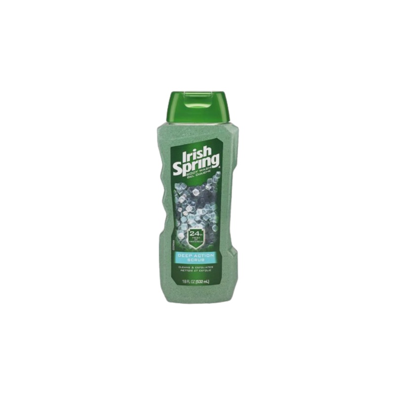 Irish Spring Deep Action Scrub Shower Gel