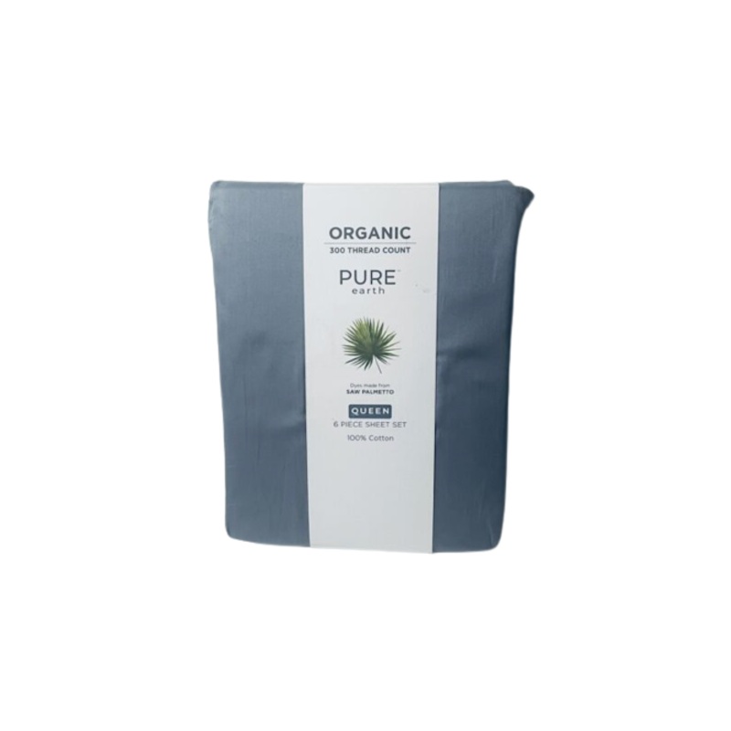 Organic Pure Earth 300 Thread Count 6 Piece Set Organic 300 Thread Count Pure Earth