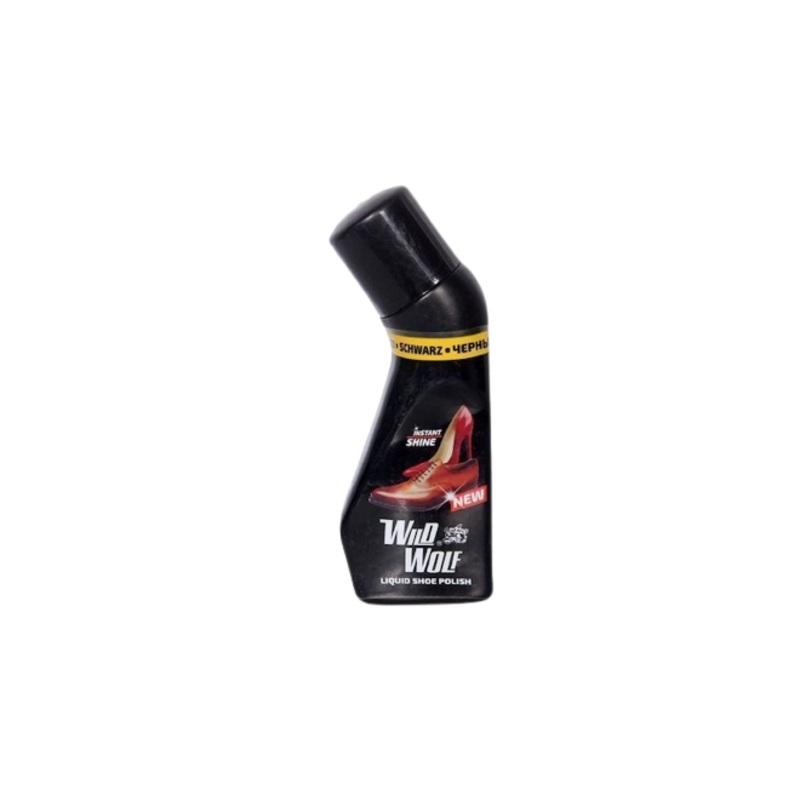 Wild Wolf Black Liquid Shoe Polish