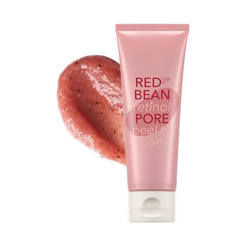 MISSHA Red Bean Retinol Pore Peel To Foam  120ml | 3-in-1 Cleanser, Exfoliator & Pore Refiner