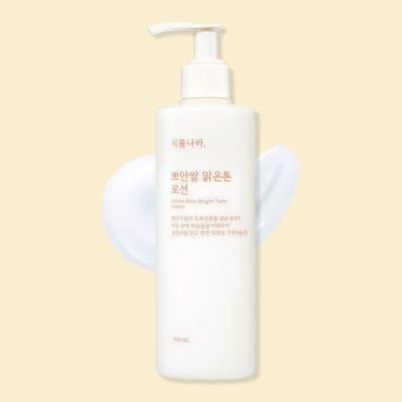 Shingmulnara White Rice Bright Tone Lotion – 300ml | Brightening & Hydrating Milky Lotion