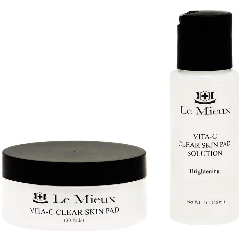 Vita-C Clear Skin Pad  30 Pads | Triple-Action Exfoliating Pads with Glycolic Acid & Stable Vitamin C