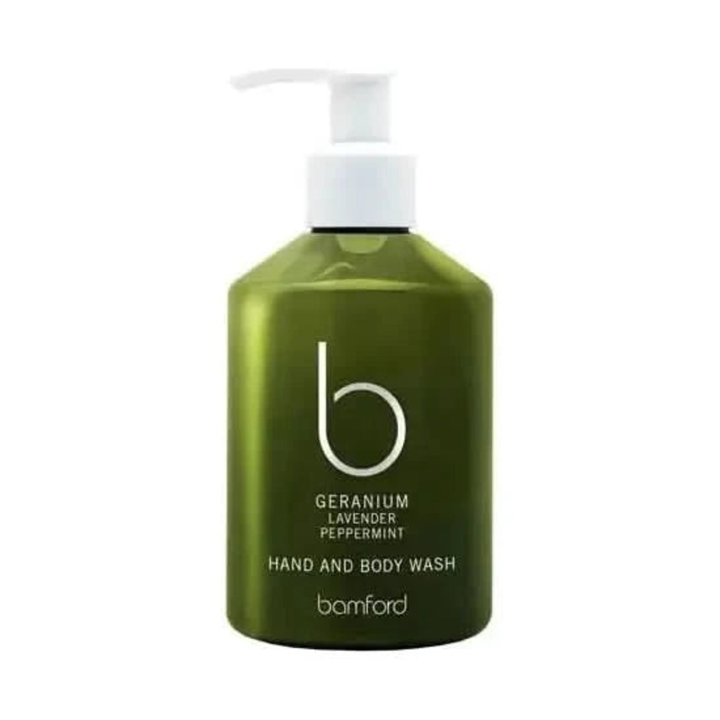 Bamford Geranium Hand & Body Wash  250ml | Gently Cleanse & Revitalize