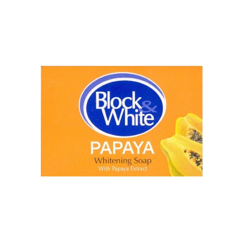 Block And White Papaya Soap